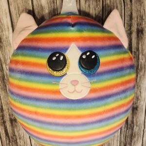 Ty Squish-a-Boos Cat Heather 14 inch Super Soft Plush